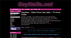 Desktop Screenshot of gayitalia.net